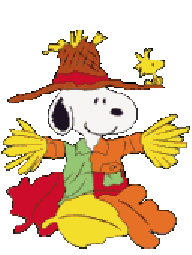 Scarecrow Snoopy Woodstock